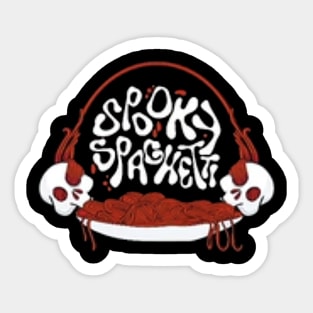 Spooky Spaghetti Sticker